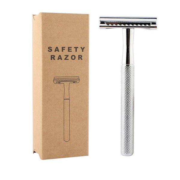 Safety Razor Silver Flamingo