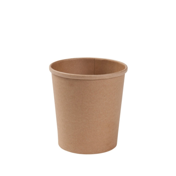 Ruskea pahvikulho 400ml, Ø 95mm