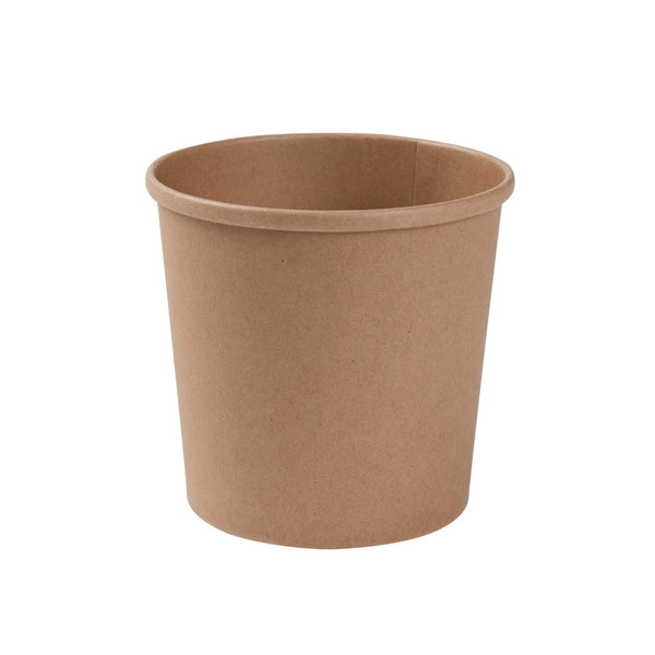 Ruskea pahvikulho 600ml, Ø 115mm