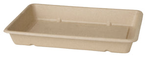 Bagassirasia, ruskea, 23 x 15,5 x 3,6 cm, 850 ml